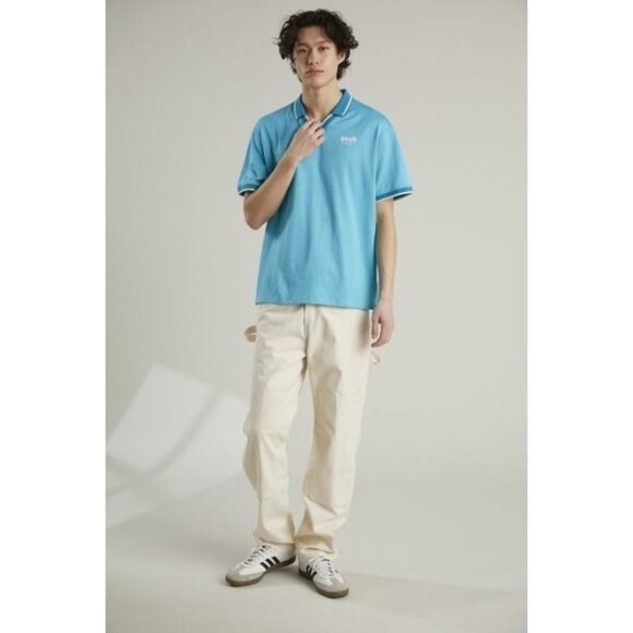 Urban Outfitters Reggie Soccer Jersey Tee Size M Teal blue - Picture 2 of 10